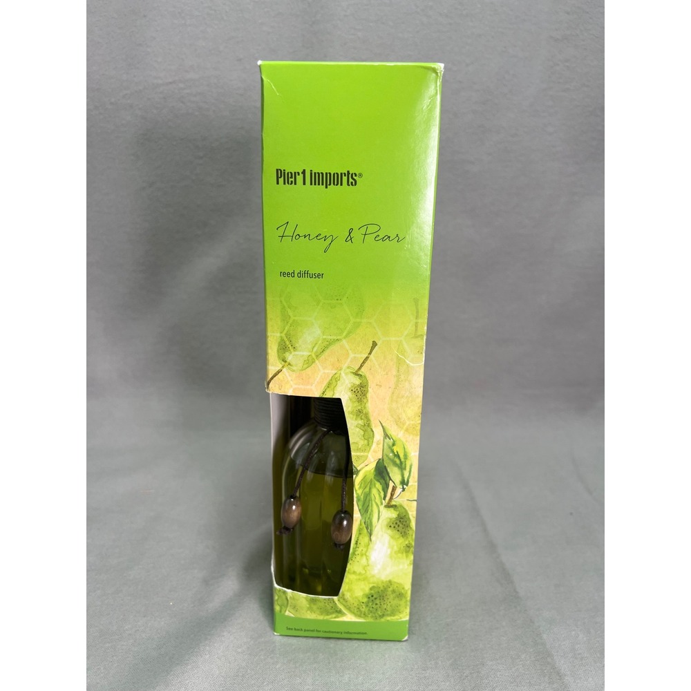 Pier 1 Imports Reed Diffuser Honey & Pear Discontinued Fragrance 10oz NOS 2016